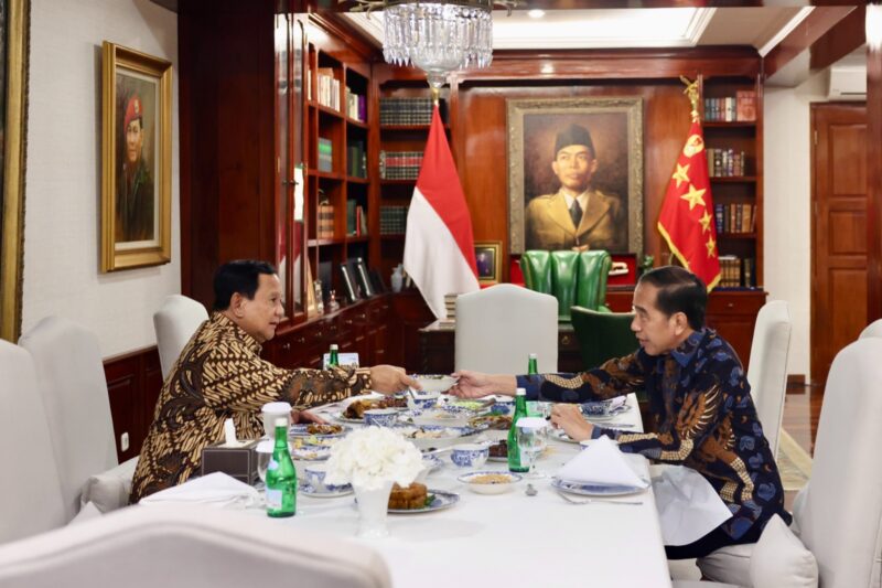 Dasco Ungkap Isi Obrolan Prabowo saat Bertemu Jokowi di Kertanegara